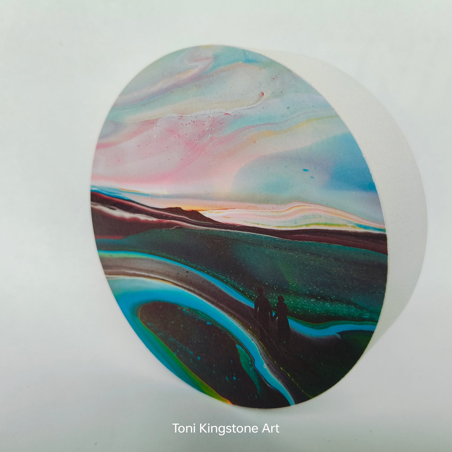 Mini Block Print - The Evening Walk