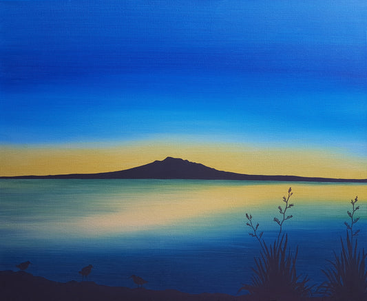 Dawn over Rangitoto