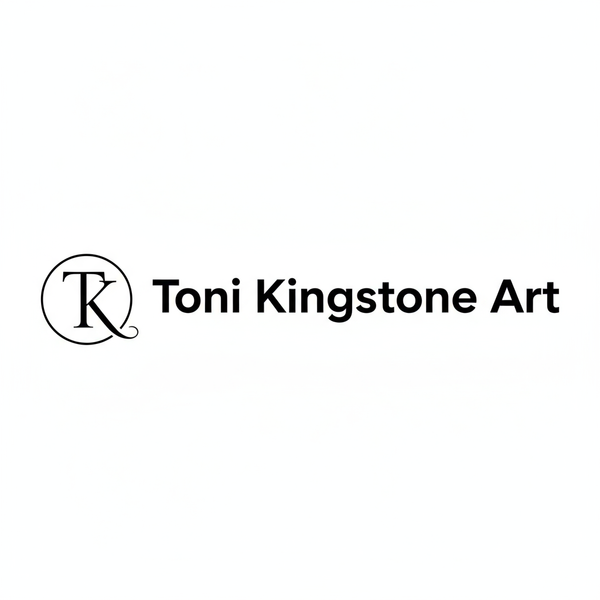 Toni Kingstone Art Logo - horizontal layout